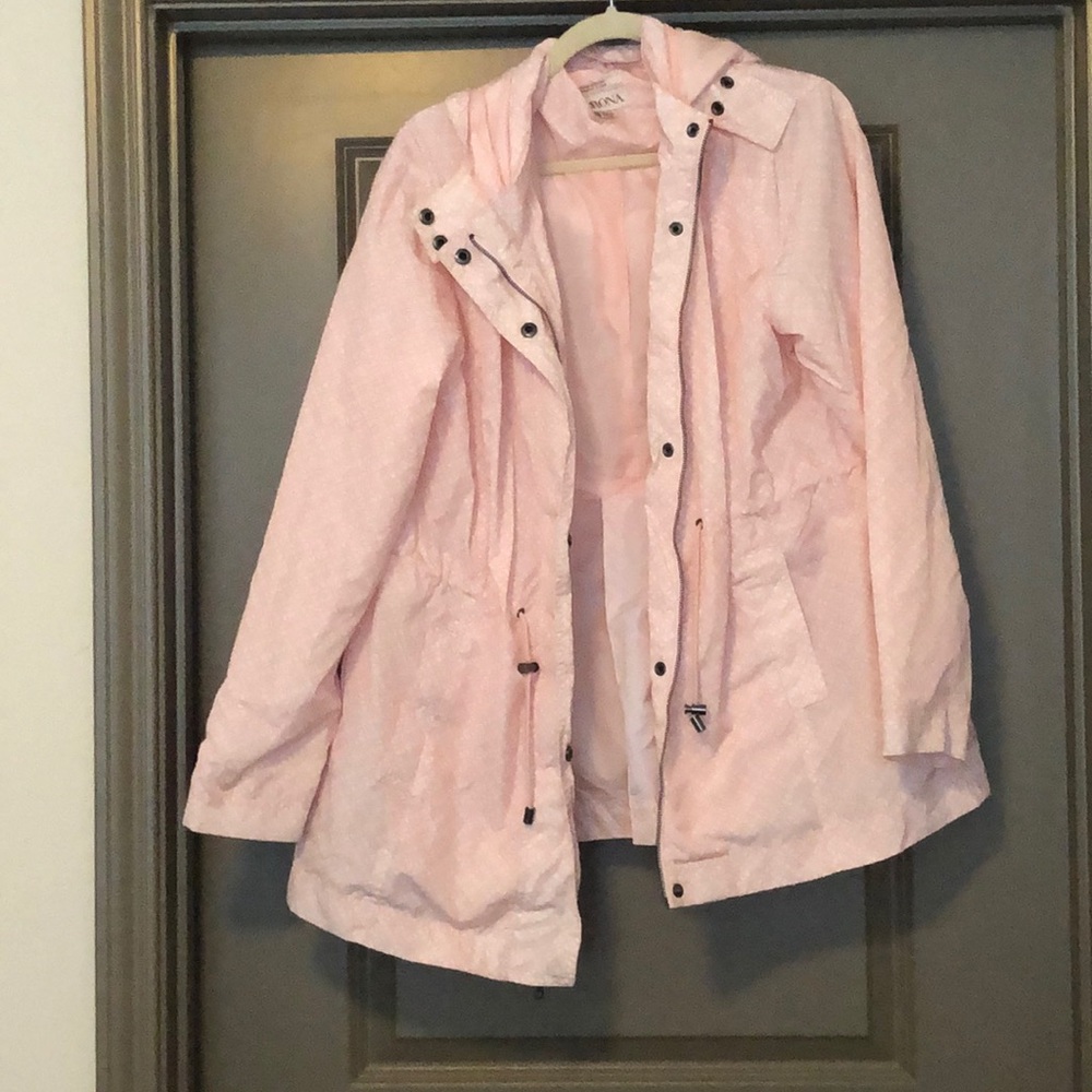 Light pink merona XXL rain jacket
